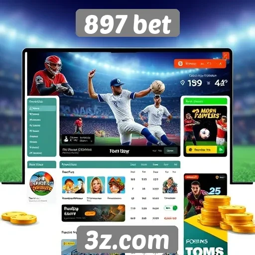 Interface do site 897 bet é amigável e moderna